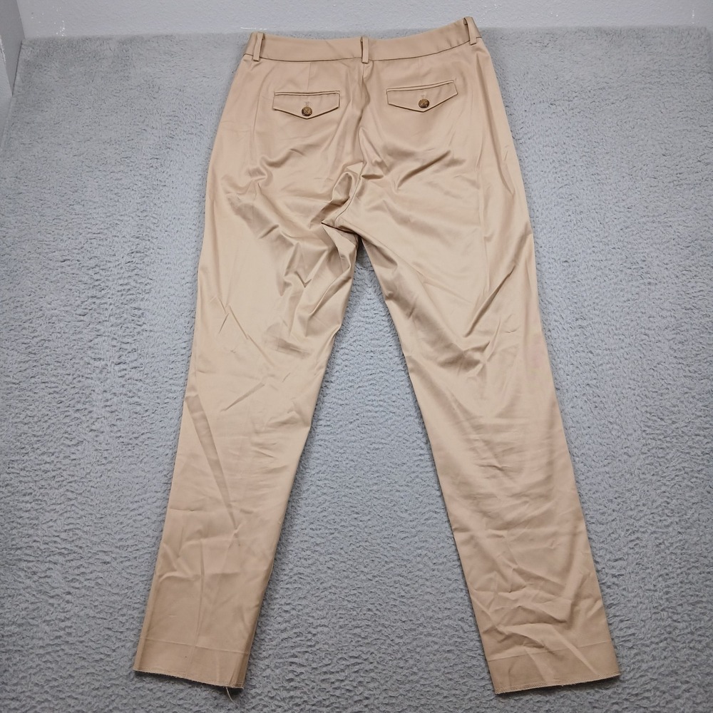 Brooks Brothers Women's Dress Pants Size 10 Tan Khaki Straight Leg read - Picture 3 of 9